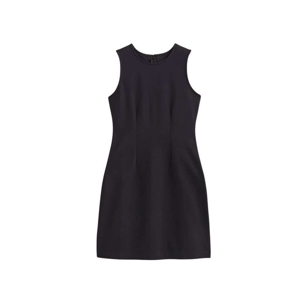 Everlane The Dream Shift Dress Womens Medium Black NEW LBD Quiet Luxury